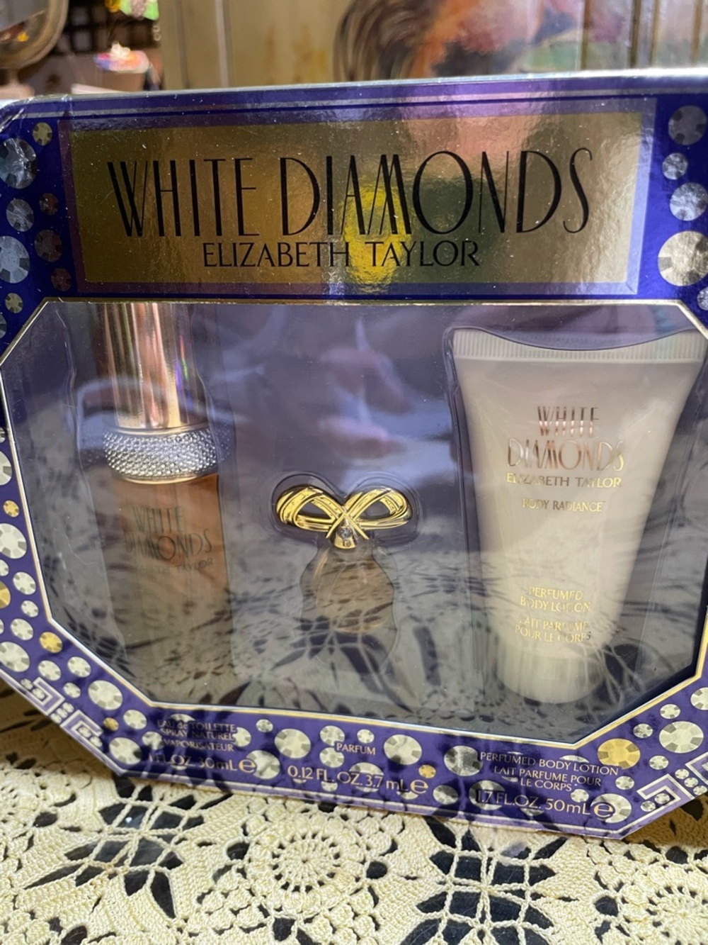 White Diamonds Perfumed Body Set - Cream
